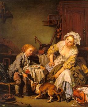 Jean-Baptiste Greuze : The Spoiled Child